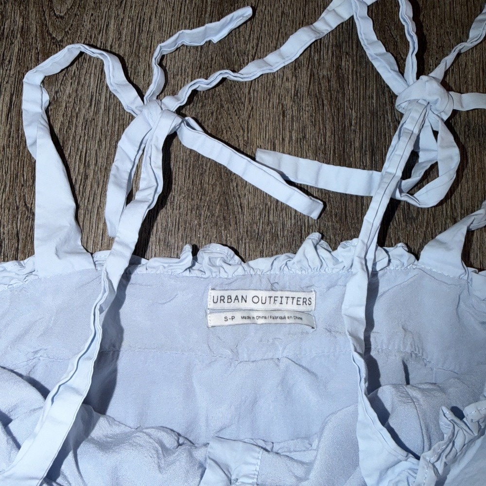NWOT~URBAN OUTFITTERS~BLUE~LINED~EMPIRE WAIST~ADJUSTABLE STRAPS DRESS Size Small - Picture 2 of 2